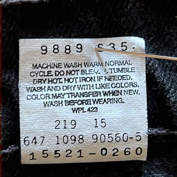 Levi’s 512 Vintage Authentic Red Tab Jeans Black Woman Size 10M High Rise Mom - Picture 5 of 11